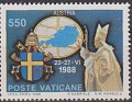 Vatican City State 1989 Personajes 550 L Multicolor Scott 846